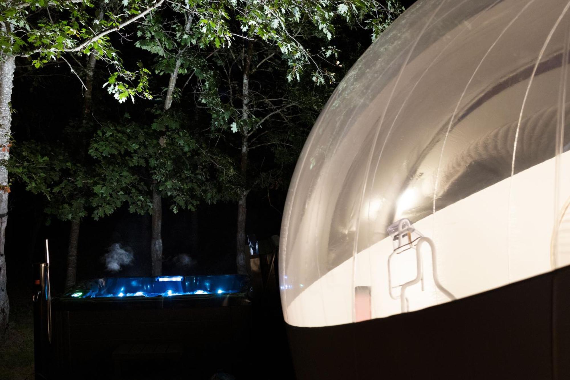 L Ost In Sensations -Hebergements Insolites Et Suites De Luxe Spa Sauna Piscine Foret Marcenais Exterior photo